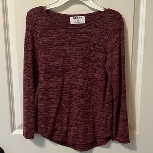 Old Navy Kid’s Maroon Long Sleeve Top
